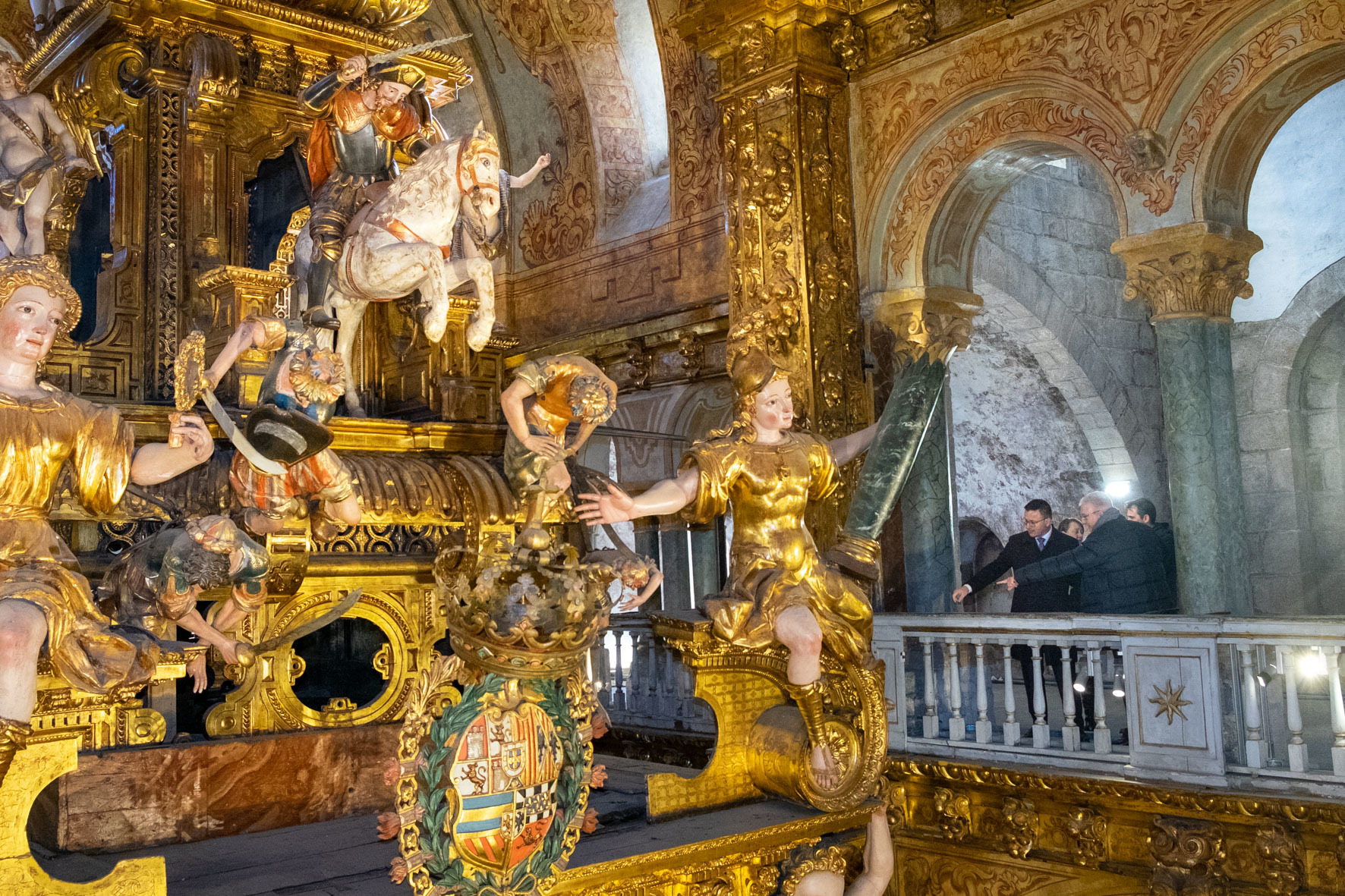 Acto de presentación das intervencións no patrimonio en madeira da Catedral de Santiago